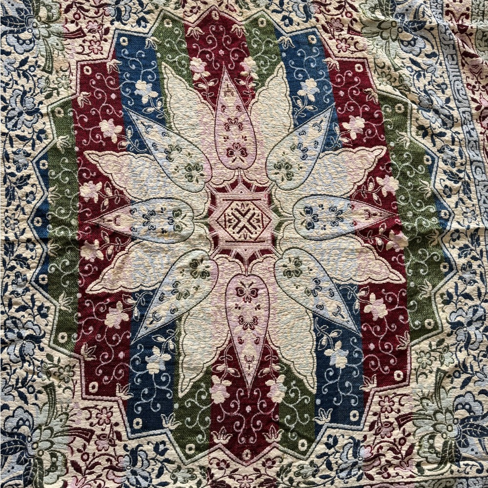 Spanish Granada craftsman woven tapestry textile - Picture 12 of 15